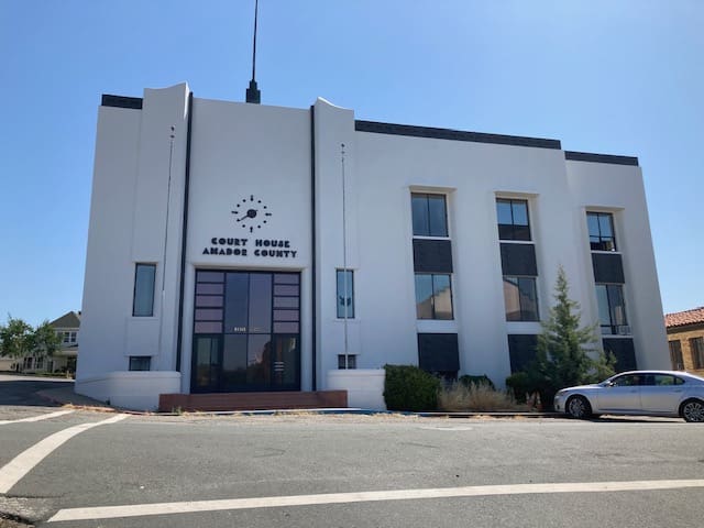 The abandoned Amador County Courthouse & Jail - Jackson, California